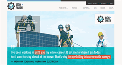 Desktop Screenshot of ironandearth.org